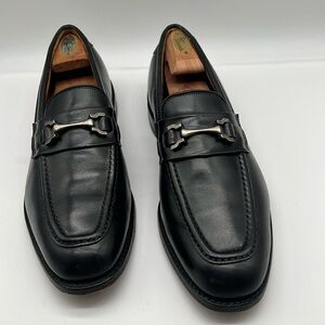 Allen Edmonds Heathwood Black Horsebit Leather Loafer Shoes Size 10.5 D